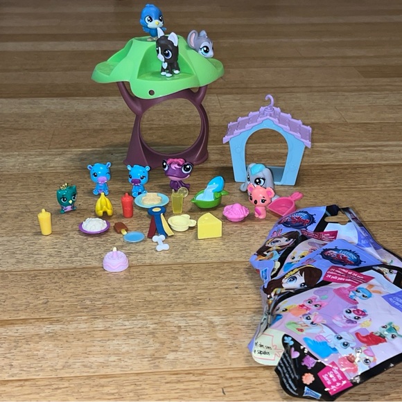 Littlest Pet Shop Other - Mini Littlest Pet Shop & Hatchimals Toy Lot – Pets + Accessories